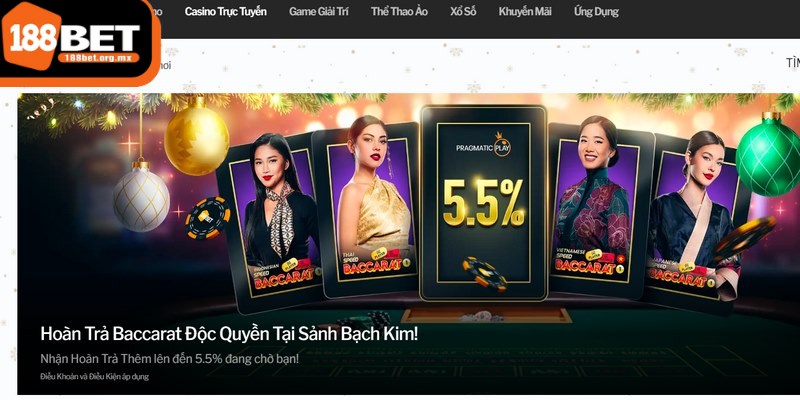 Casino 188BET khẳng định vị thế là một trong những sảnh game hàng đầu